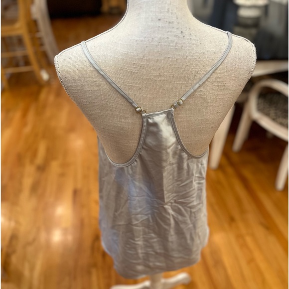 Flora Nikrooz light blue silky camisole tank top - Picture 3 of 7